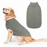 BINGPET Rollkragen-Strickpullover für Hunde - Klassischer...
