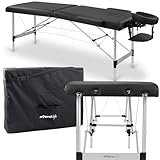 HABYS Nadia 2 Zonen Aluminium Massageliege, Massageliege Klappbar, Massagetisch,...