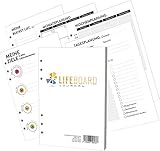 PREMIUM Erfolgsjournal - Nachfüllpapier A5 - Bullet Journal - Kalender 2021...