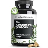 Bio-Ashwagandha – KSM-66® Premiumrohstoff (180 Kapseln mit...