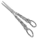 SILBERKANNE Traubenschere L 16 cm aus Silber Plated versilbert in Premium...