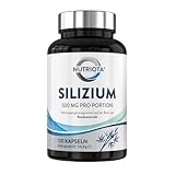 Nutriota Silicea/Silizium 500mg | 120 hochwirksame Kapseln | Aus Bambusextrakt |...