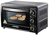 STEInBORG Mini Backofen 15 Liter Pizza-Ofen 3in1 Backofen Minibackofen Miniofen...