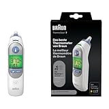 Braun ThermoScan 7 Ohrthermometer | Age Precision Technologie | Farbcodiertes...