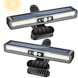LEKIA Solarlampen für Außen, 2 Stück Anklipsen Solarleuchte Garten mit...