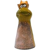 Keramik Zaunstecker, Zaunhocker, Zaunfigur, Gartenfigur, Gartendeko, Dekofigur...