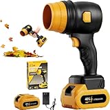 Akku-Laubbläser bis 108km/h,Stufenloses Getriebe,40000 U/Min Handgebläse...