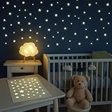 Leuchtsterne Kinderzimmer [400 Stück] - Leuchtsterne selbstklebend für Wand...