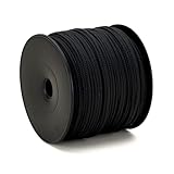 Geflochtenes Polypro-Seil, schwarz, Ø 2 mm, Spule 100 m – Außenseil,...