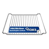 VIOKS Backofen Gitterrost Backofengitter 448 х 338 х 26 mm Ersatz Grillrost...