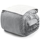 Blumtal Flauschige Sherpa Kuscheldecke – hochwertige Sherpa Decke, super...