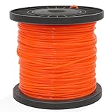 Zeqeey 2,4 mm x 100 m Rasentrimmerschnur Rund Mähfaden Trimmerfaden Fäden,...