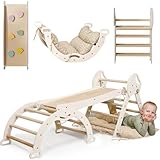 Goodevas 5-in-1 Montessori Klettergerüst Set: Indoor Kletterdreieck,...
