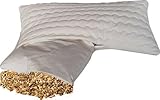 Natur-Shop24 Bio Dinkelkissen Komfort 40 * 80 cm mit abnehmbarem waschbarem...