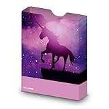 itenga Heftbox DIN A4 – Aufbewahrungsbox für Hefte & Blöcke mit Motivdruck |...