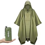 Stynice Leicht Wasserdicht Regenponcho Herren & Damen - Mehrzweck Regenjacke...