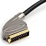 KabelDirekt – SCART Kabel – 3m (21 Polig, mehrfach geschirmt,...