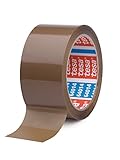 tesapack 64014 - Geräuscharmes Paketklebeband zum Verpacken von Paketen und...