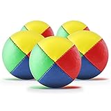 Diabolo Freizeitsport Jonglierbälle 5er Set, 62mm Jonglierball mit nachhaltiger...