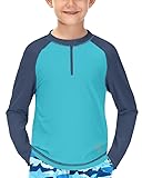 BesserBay Jungen Badeanzug Lange Ärmel Rash Guard UV-Schutz Schwimmshirt...