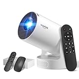 Mini Beamer Unterstützt 4K 1080P, Projektor Tragbarer mit WiFi 6 und Bluetooth...