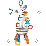 Funsland Baby Kinderwagen Spielzeug, Hängespielzeug mit Glocke, Clip auf...