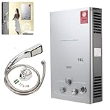 ECUTEE Gas Durchlauferhitzer LPG 18L 36KW Flüssiggas Warmwasserbereiter,...