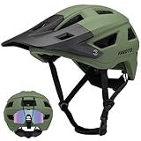 Favoto Mountainbike Fahrradhelm mit Schirm Leicht - Doppelte Inmould Technologie...