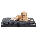 HMTOPE Orthopädisches Hundebett, Hundematte im Doppelstock-Design, Waschbar...