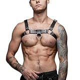 Harness Herren Brust Fetisch Harness männer Leder Body Brust Harness Brustgurt...