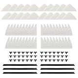 Mitclear Magnetischer Fensterreiniger Ersatzsets - 20 Stück Große Schwämme,...