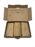 Generisch Naturfaser Reinigungstuch, 3er Set, 40x40 cm, braun, ca. 50% Baumwolle...