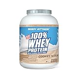 Body Attack 100% Whey Protein - Cookies n Cream, 2,3kg - Made in Germany - extra...