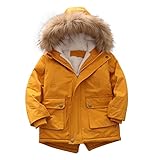 Guqmjde Winterjacke Jungen Daunenjacke Kinder Baumwolle Mantel Classic...