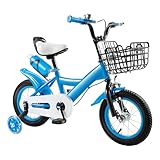 HUOMMGS Kinderfahrrad 12 Zoll Upgraded Jugend Fahrrad für ab 2-4 Jahre Kinder...