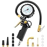 BURNNOVE Reifenfüller Digitaler Reifendruckprüfer 220PSI Multifunktional...