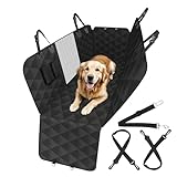 CALIYO Hundedecke Auto Rückbank(143.5×134CM), Autoschondecke Hund Rücksitz...