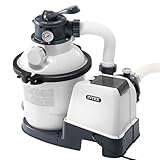 Intex Krystal Clear Sandfilteranlage 4,5 m³ für Pools bis 18.000l 26644 Grau /...