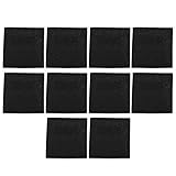 VOBOR Aktivkohlefilter, 10 Stück Lötschwamm für Rauchabsorber 13cm x 13cm,...