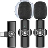 Soundeus® Lavalier Mikrofon Kabellos für Android - Plug-Play Handy Mikrofon...