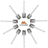 Mobi Lock Nadel zum Aufpumpen von Bällen (15er Pack) - Luftpumpennadeln aus...