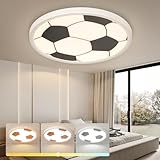 EASY EAGLE LED Deckenleuchte Fußball, 36W Deckenlampe LED 3000K/4000K/6500K,...