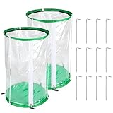 efuturetime 2 x Gewächshaus Klein 55cm x 30cm PVC Treibhaus Pflanzenschutz...