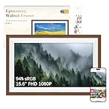 Frameo Groß Digitaler Bilderrahmen WLAN 15.6 Zoll 94% sRGB 1920 * 1080 FHD IPS...