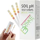 BOSIKE pH Teststreifen für Boden - pH Wert 150 Teststreifen in Flasche - pH...