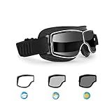 BERTONI Motorradbrille Schutzbrille für Harley Davidson Chopper und Scrambler...