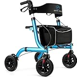 Safe Age Rollator faltbar und leicht mit Sitz - Gehhilfe für Senioren, Rollator...