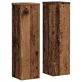 vidaXL Pflanzenständer 2 STK., Blumenständer Hohle Konstruktion, Dekosäule...