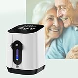 ‌Creliver Tragbarer Sauerstoffgerät für Zuhause, Sauerstoffkonzentrator 1-4L...