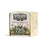 Maître Savon de Marseille, Hautpflege, Olivenölseife 200g, COSMOS zertifiziert